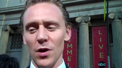 Том Хидълстън на премиерата на филма си Тор: Богът на Гръмотевиците (2011)
