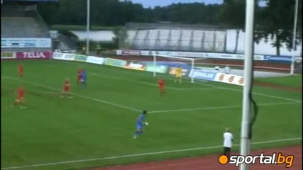 Калмар - Левски 1:1 Лига Европа квалификация 30.07.10. 