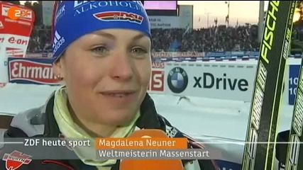 Magdalena Neuners neunter Wm - Triumph 