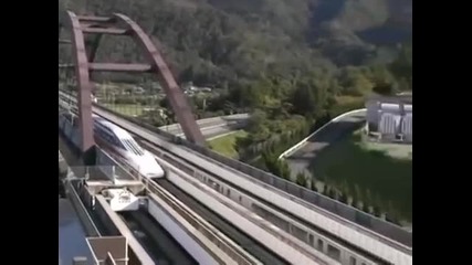 Вижте с колко километра в час се движи един влак в Япония?!