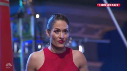 Nikki Bella becomes an "American Ninja Warrior" for Red Nose Day