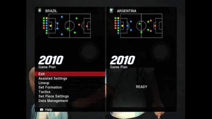 Pes 2010 Brazil 3 - 2 Argentina on Top Player Extra Time 