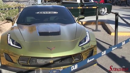 Златен Corvette в Лас Вегас