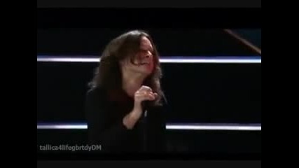 Metallica Whit Ozzy Osbourne Iron Man And Paranoid Live in Rock And Roll hall Of Fame New York 2009