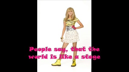 Hannah Montana 3 - I'm Just A Girl - Lyrics