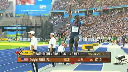 Dwight Phillips - Световен шампион на далаг скок [8.54]