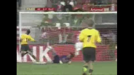 Arsenal - Alkmaar 3:0 Van Persie Goal