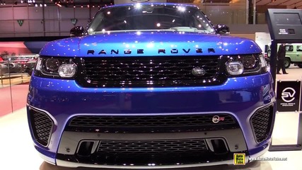 2015 Range Rover Sport Svr - Exterior and Interior Walkaround - 2015 Geneva Motor Show