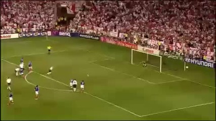 Франция - Англия 2:1 Евро 2004 13.06.2004