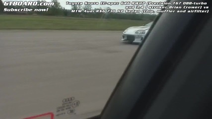 Supra 646 Rwhp vs Mtm Audi Rs6