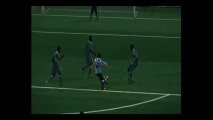 Messi vs Nigeria - Pes 2010...i nakraq tupata greda 