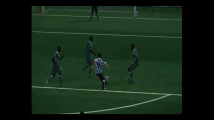 Messi vs Nigeria - Pes 2010...i nakraq tupata greda 