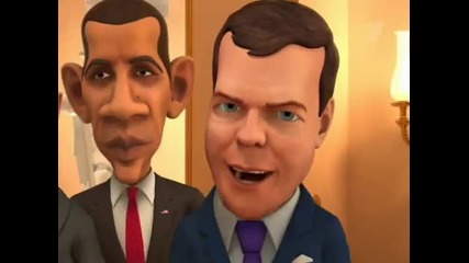 Смешна анимация с политици