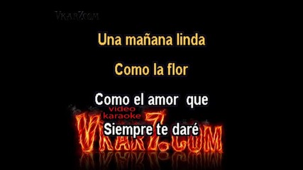 Una manana - karaoke instrumental 