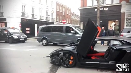 Катастрофа с Lamborghini Aventador