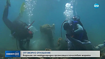 Извадиха хиляди найлонови торбички от морето край гръцки остров