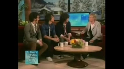 Jonas Brothers On Ellen 1/21/08