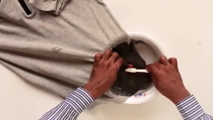 Как се премахва дъвка от блузата ?