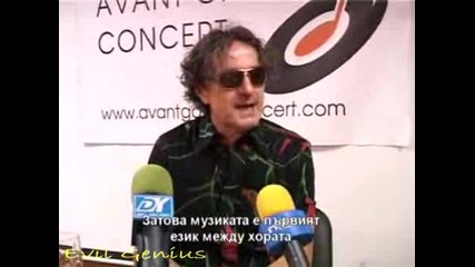 Интервю с Горан Брегович преди концерта си в Ямбол - 05.06.09