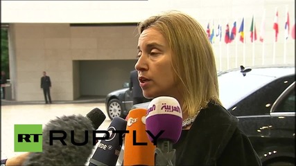 Luxembourg: Mogherini talks combatting people trafficking and Iranian nuclear deal