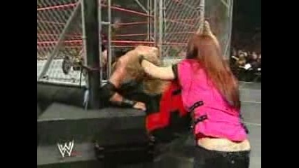 Raw 2005 - Kane Vs. Edge - Steel Cage Match