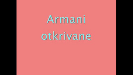 Armani Otkrivane