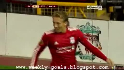 Liverpool V.s Fc Steaua Bucuresti ( 4 - 1 ) All Goals 16 - 9 - 1 