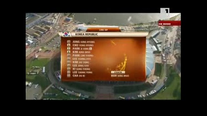 Уругвай - Южна Корея 26.06.2010 първо полувреме част 1