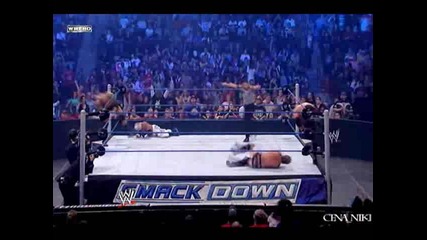 Rey Mysterio & Batista vs Chris Jericho & Kane - Smackdown - 23/10/09 