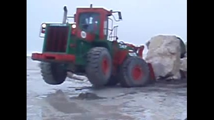 Crazy Tractor Driver in Figueira da Foz by Tank