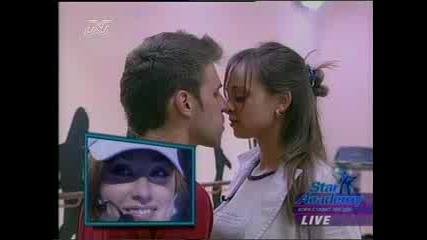 Kisses Between Daniel And Mariela