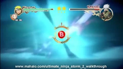 Naruto Shippuuden Ultimate Ninja Storm 2 - Naruto vs Kakashi