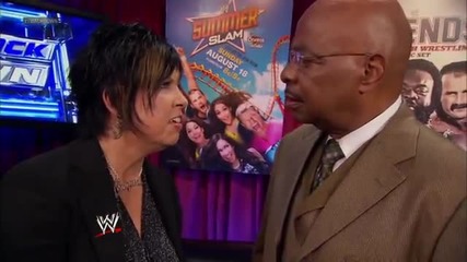 Vickie Guerrero has Theodore Long thrown off of Smackdown