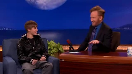 N O V O Zabavno interviu na Justin Bieber ( Conan O Brian - 14.02.2011 ) 