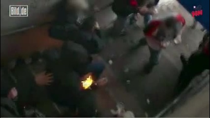 Вижте как фен на Нюрнберг гори (видео) 