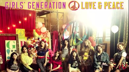 (превод) Snsd - Gossip Girls @ 3rd Japanese Album ' Love & Peace