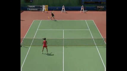 Virtua Tennis 2009 - Ана Иванович срещу Светлана Кузнецова 
