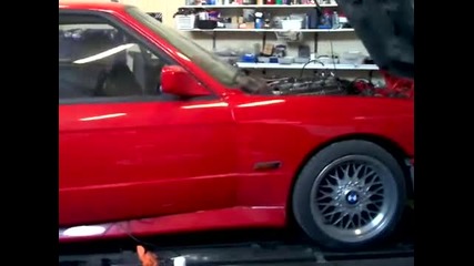 ~600hp e30 M3 turbo on dyno 