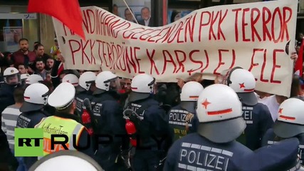 Germany: Tensions high at anti-PKK protest, arrests made