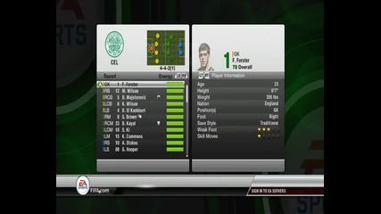 Fifa 12 Manager Mode - Celtic #1
