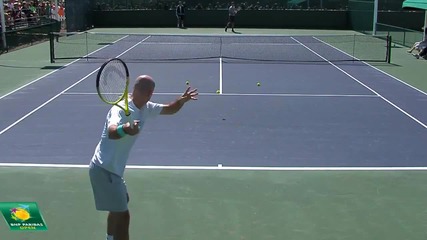 Roger Federer and Ivan Ljubicic Rallying in Hd 