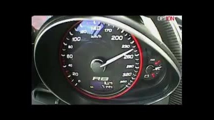 315 km/h en Audi R8 V10 ! (option Auto) 