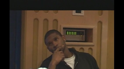Lil Jon in the studio with Usher. Lovers & Friends listening session. 