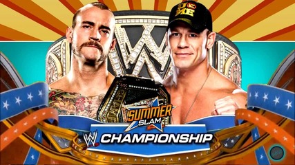 2013- Wwe Summerslam Cm Punk Vs John Cena Wwe Championship