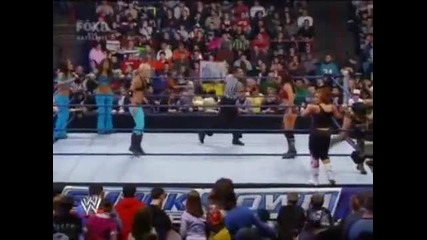 Michelle Mccool & The Bella Twins Vs Victoria & Natalya & Maryse (high Quality) Smackdown 28 - 11 - 