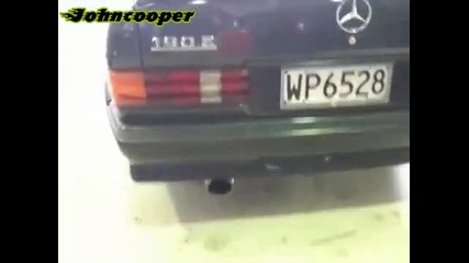 Mercedes 190e 2.3 16v Cosworth engine exhaust sound