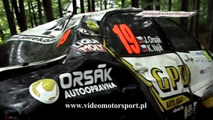 Big rally crash! - 38 Rally Bohemia 2011 - Jaroslav Orsakkarel Vajik