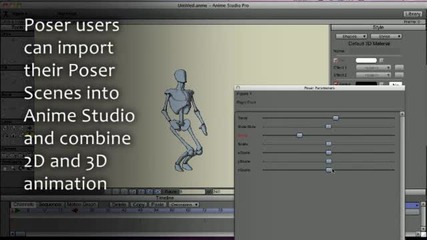Anime Studio Pro - Importing from Poser