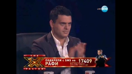 Незабравим кавър на "rolling in the deep" ( Adele ) Рафи Богосян - X Factor Bulgaria 29.11.11