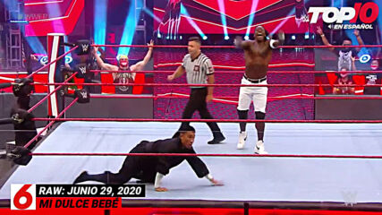 Top 10 Mejores Momentos de Raw En Español: WWE Top 10, Jun 29, 2020